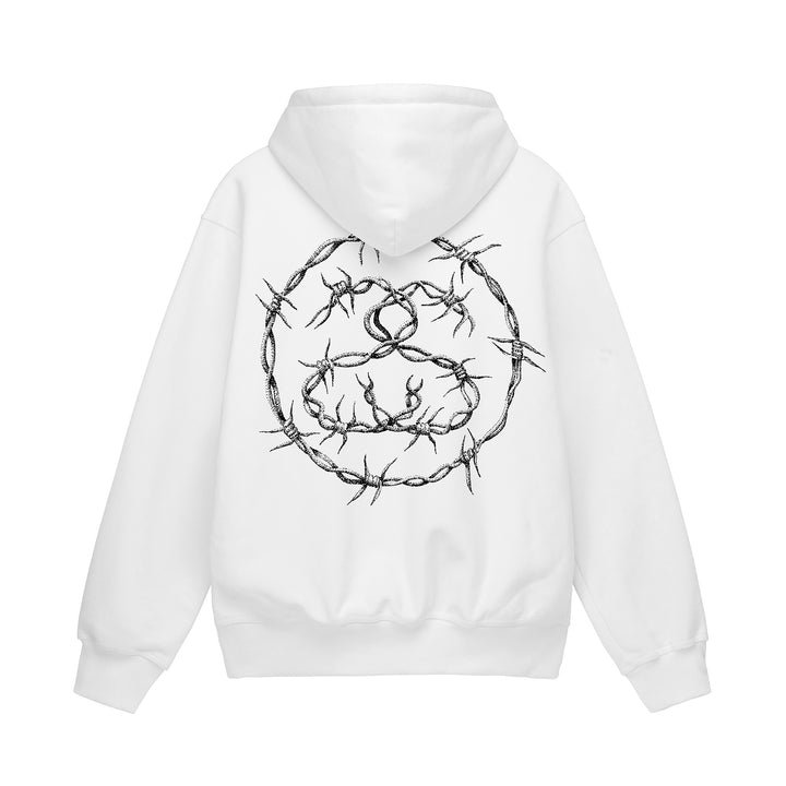 BARB HOODIE WHITE