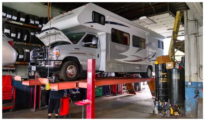 RV repair shop