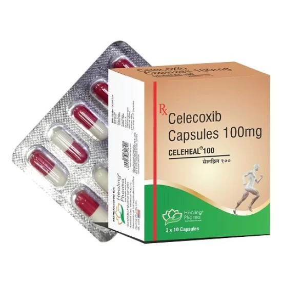 Celeheal 100 mg, commonly called Celecoxib, is a type of nonsteroidal anti-inflammatory drug (NSAID).